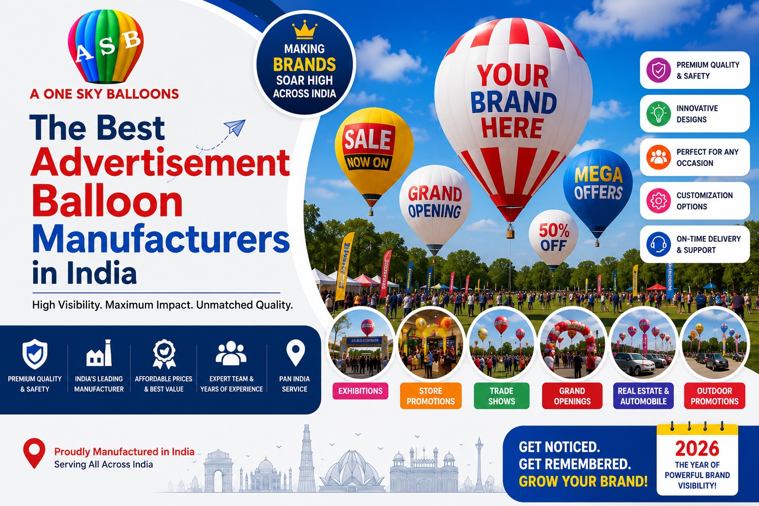 The Best Advertisement Balloon Manufacturers in India