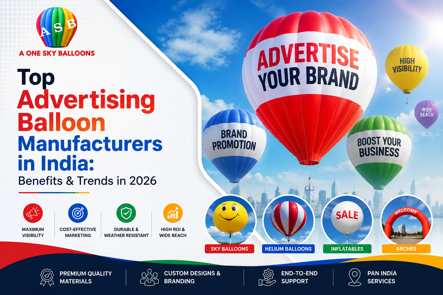 Top Advertising Balloon Manufacturers in India: Benefits & Trends in 2026
