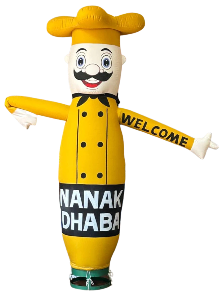 Advertising Air Dancer Petrol Pump Manufacturers in Delhi, India - Custom Inflatables