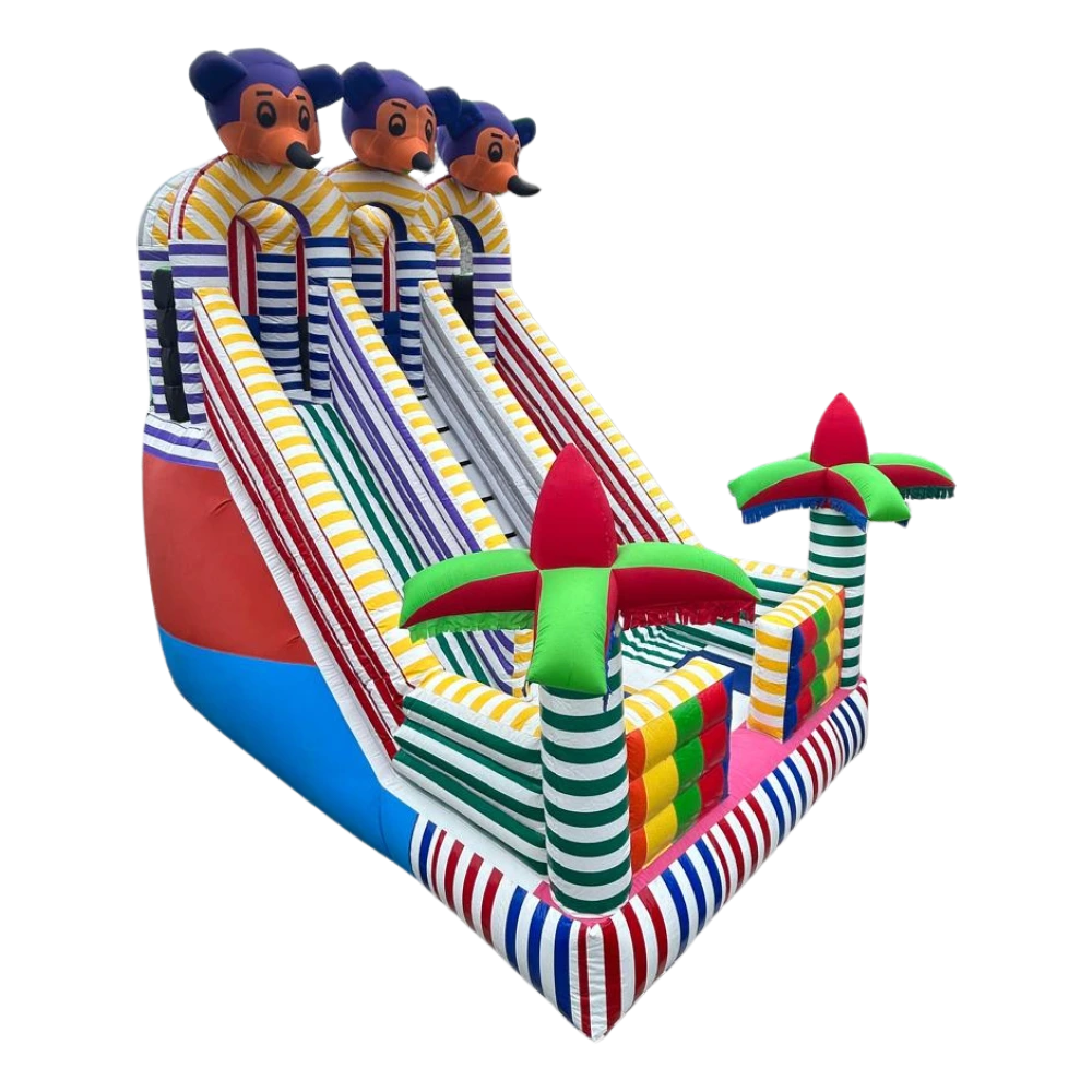 Kids Bouncy Castle with Slider - 10×14 and 12×16 ft Manufacturers in Delhi, India - Bouncy Castles