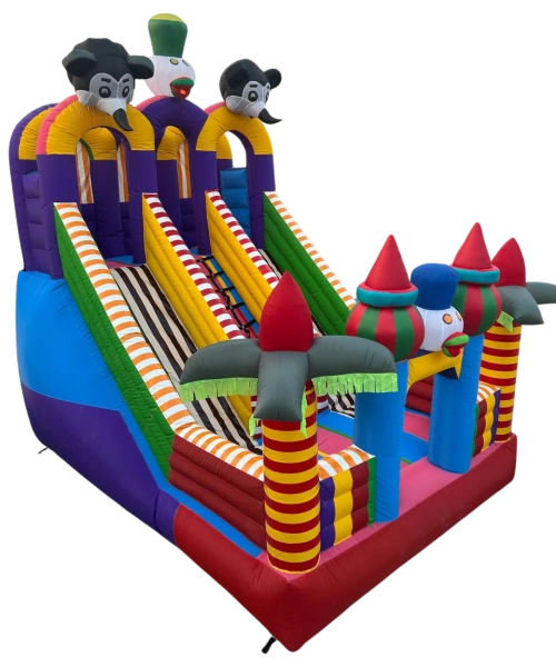 3 Lane Inflatable Bouncy Castle | A One Sky Balloons Delhi