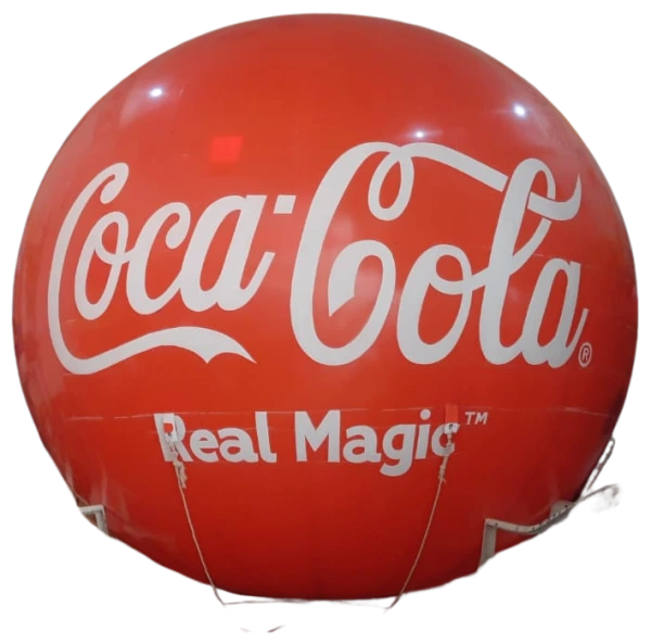 Advertising Balloon orange | A One Sky Balloons Delhi