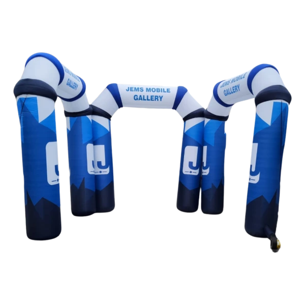 Custom Branded Square Arch Gate | A One Sky Balloons