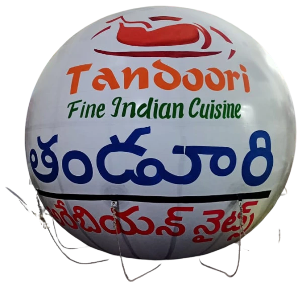 Restaurant Promotional Pvc Balloon | A One Sky Balloons Delhi
